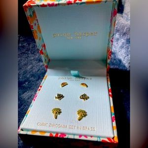 Paige Harper New York,new in box,3 set earring bundle, fish,watermelon,palm tree